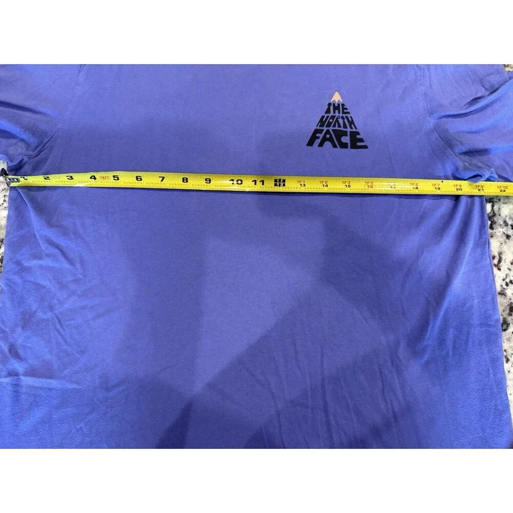 The North Face Men’s Purple Mountain Logo Graphic T-Shirt Size Large